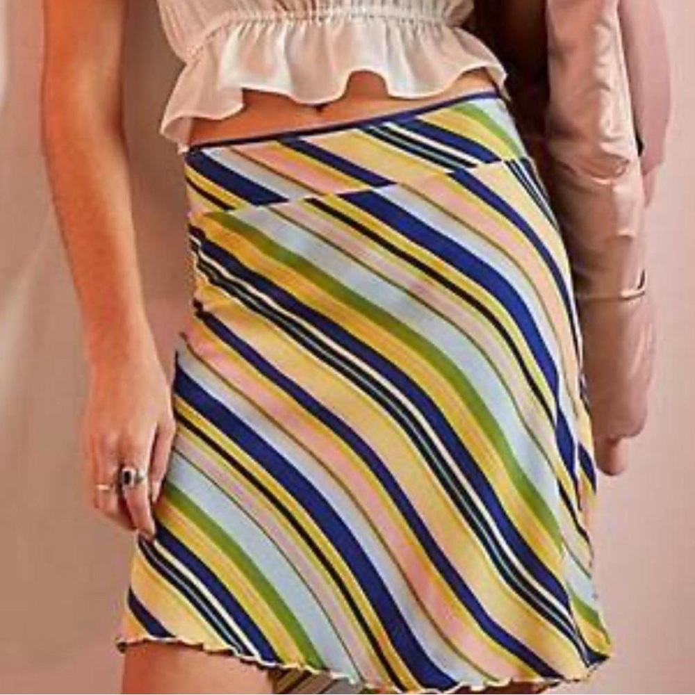Free people Striped Multicolor Women's Skirt